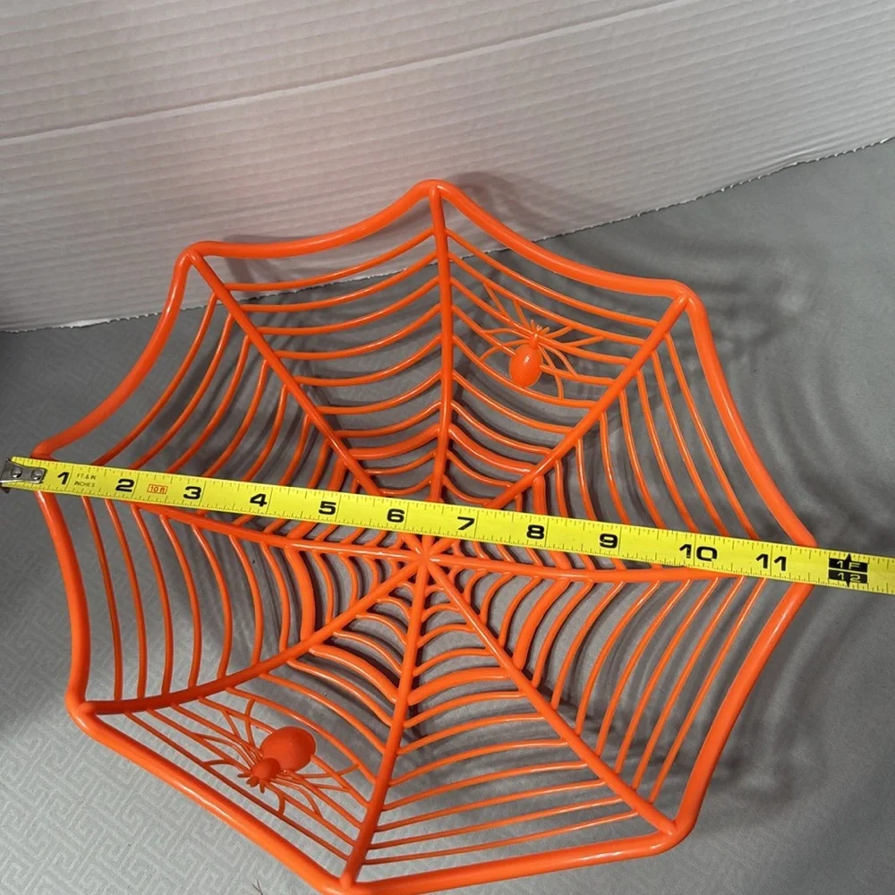 Vintage Halloween Pumpkin Decor Pillow Basket Scarecrow 2 Pumpkin Scoops Hotpad - Picture 12 of 16